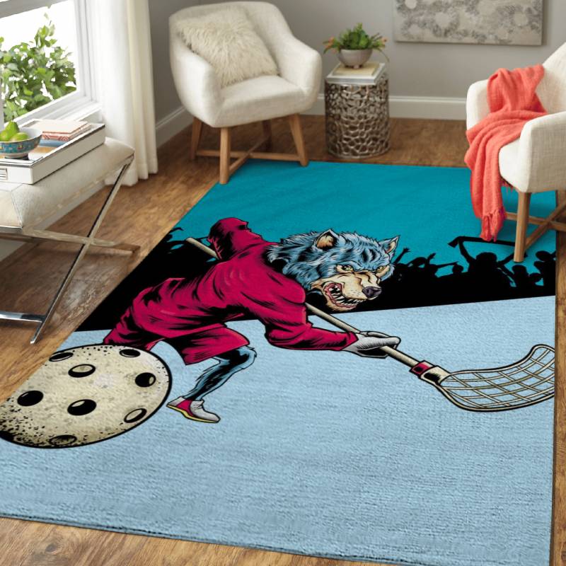 Rug Home Decor Wolf Floorball Sport A – Animal Sport Legends