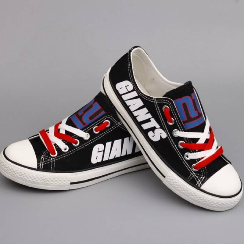 New York Giants Canvas Shoes, Giants Sneakers, Tennis Shoes T-D728L