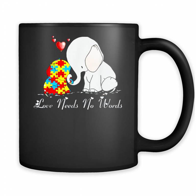 Order Cute Puzzle Elephant Autism Awareness Day – Mug