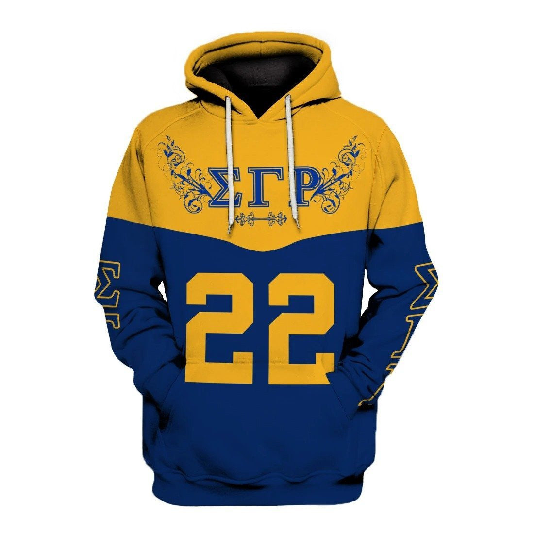 Sorority Hoodie – Lux Floral Sigma Gamma Rho Woman Hoodie