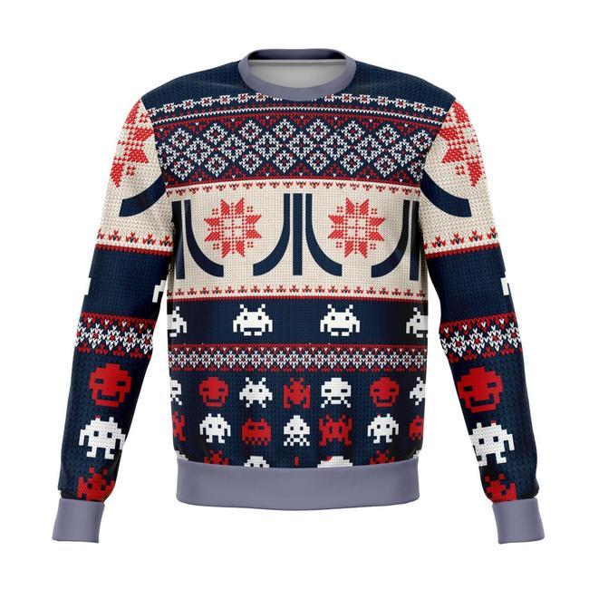 ATARI PREMIUM UGLY CHRISTMAS SWEATER – AMAZING GIFT IDEA – THANKSGIVING GIFT