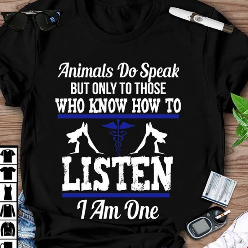 Veterinarian Animals Do Speak Classic T-Shirt