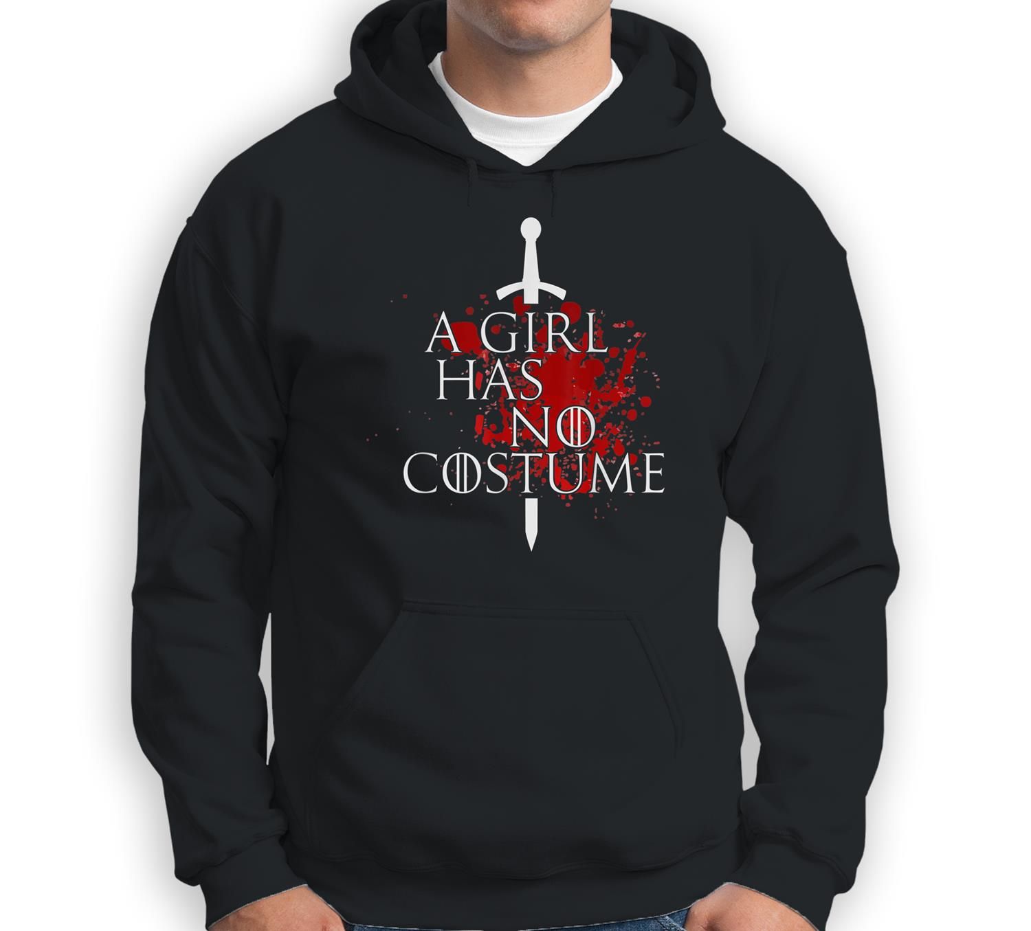 A Girl Has No Costume – Funny Halloween Gift Sweatshirt & Hoodie