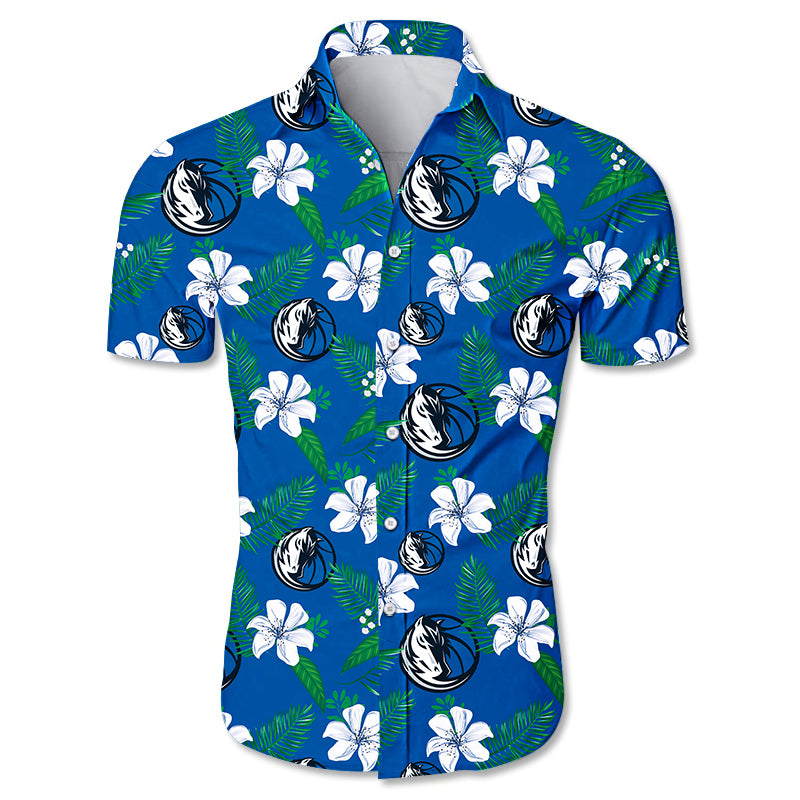 Dallas Mavericks Hawaii Shirt Small Flowers Ha66861