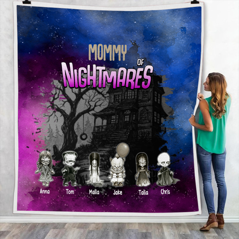 Fleece Blanket Scary Halloween Personalize Horror Character Fbl030