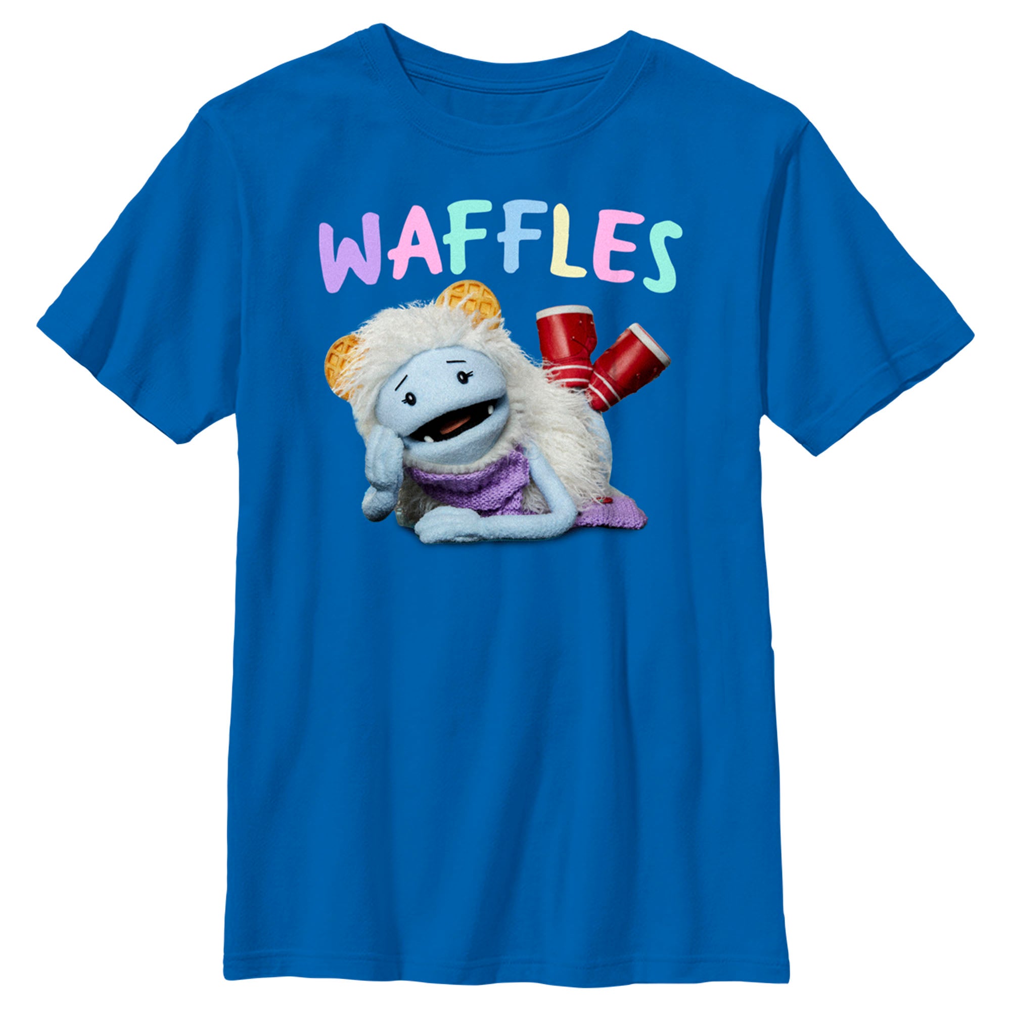 Boy’S Waffles + Mochi Cute Pose T-Shirt