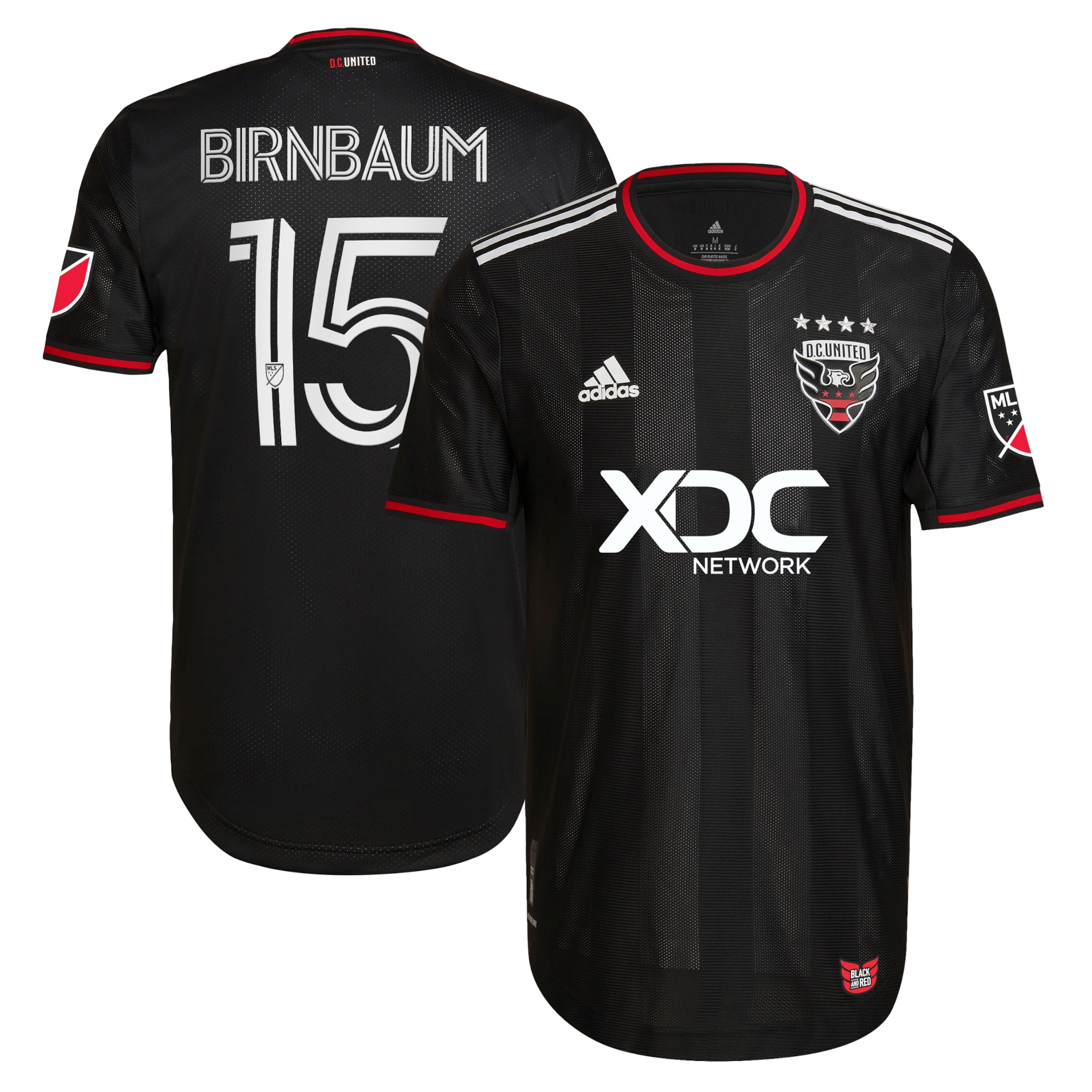 Steve Birnbaum D.c. United 2022 Black And Red Kit Player Jersey – Black