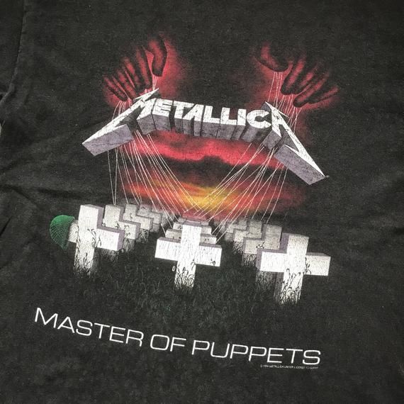 Vintage Rare Metallica Master Of Puppets Shirt