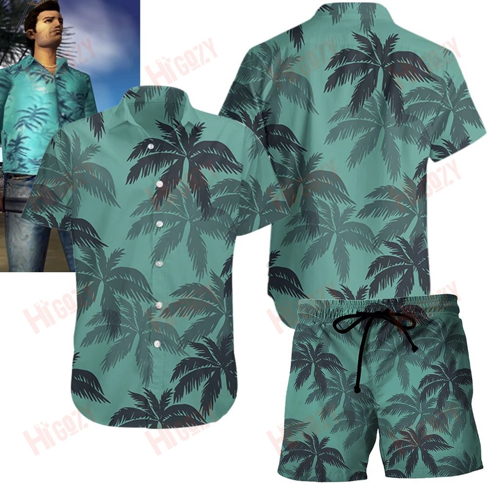 Tommy Hawaii Shirt Shorts Ver 1 Ha12119