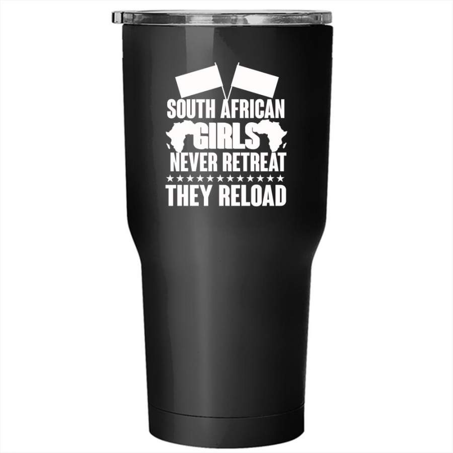 South African Girls Tumbler 30 oz Stainless Steel, Cute Gift For My Girlfriend Travel Mug