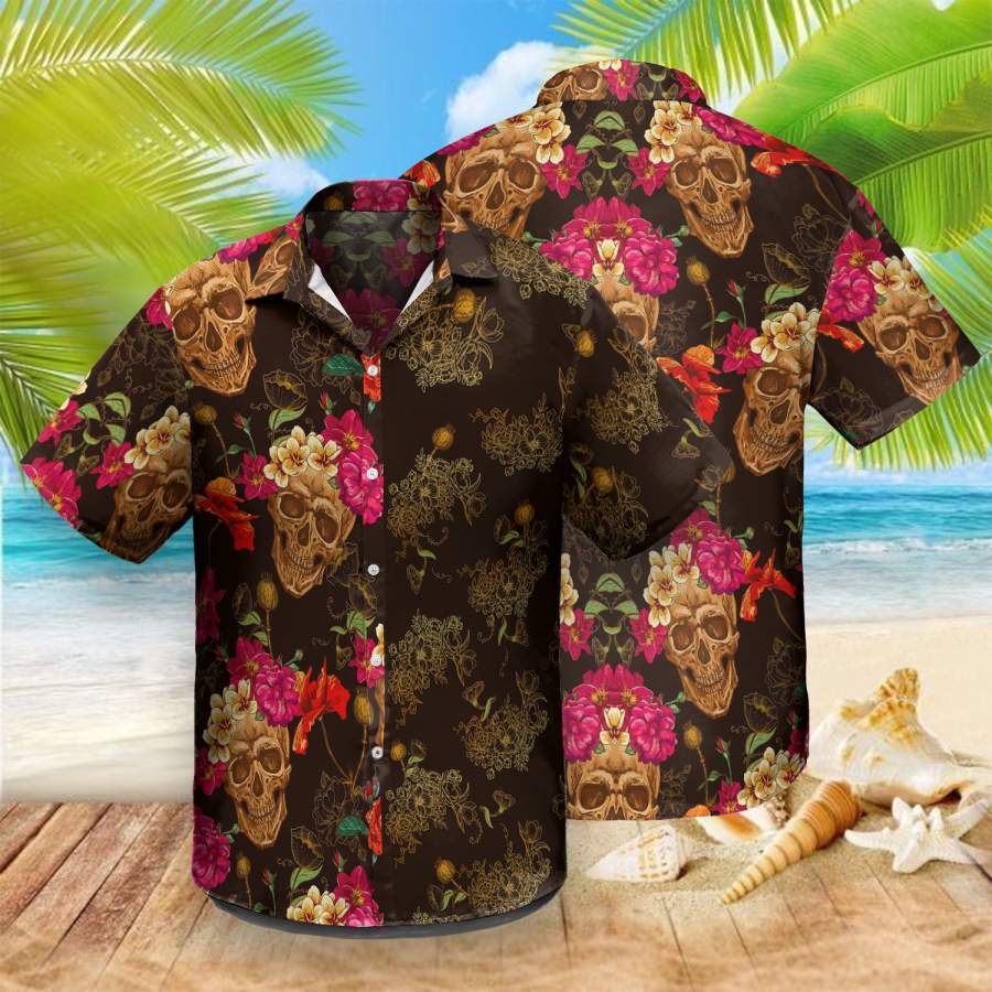 Skull Hawaiian Shirt Ha35172