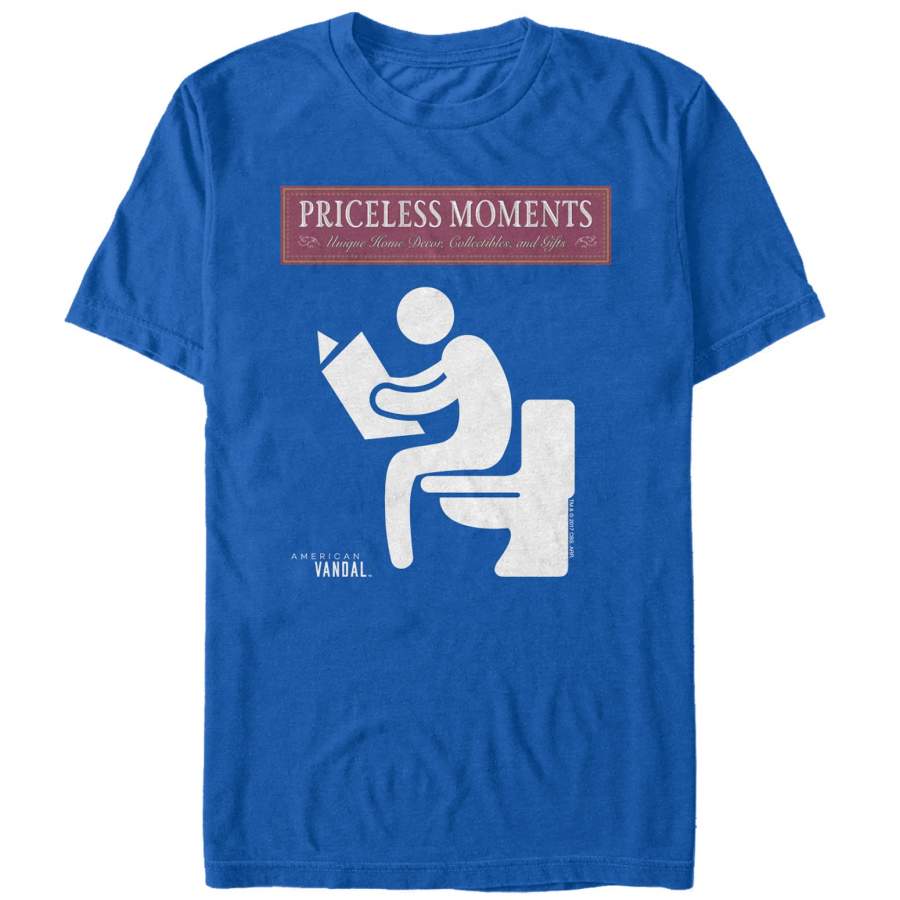 American Vandal Men’s Priceless Moments Toilet T-Shirt