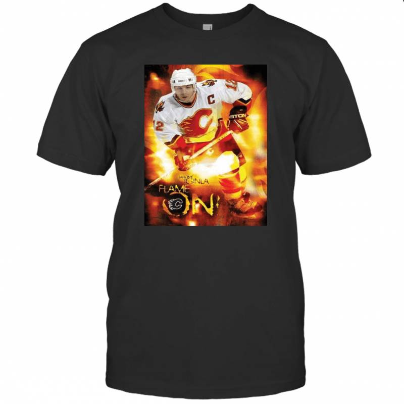 Jarome Iginla Calgary Flames Flame On T-Shirt