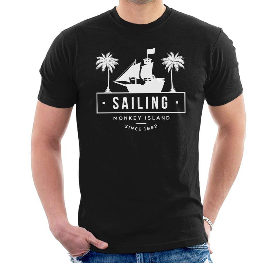 Sailing Monkey Island Men’s T-Shirt