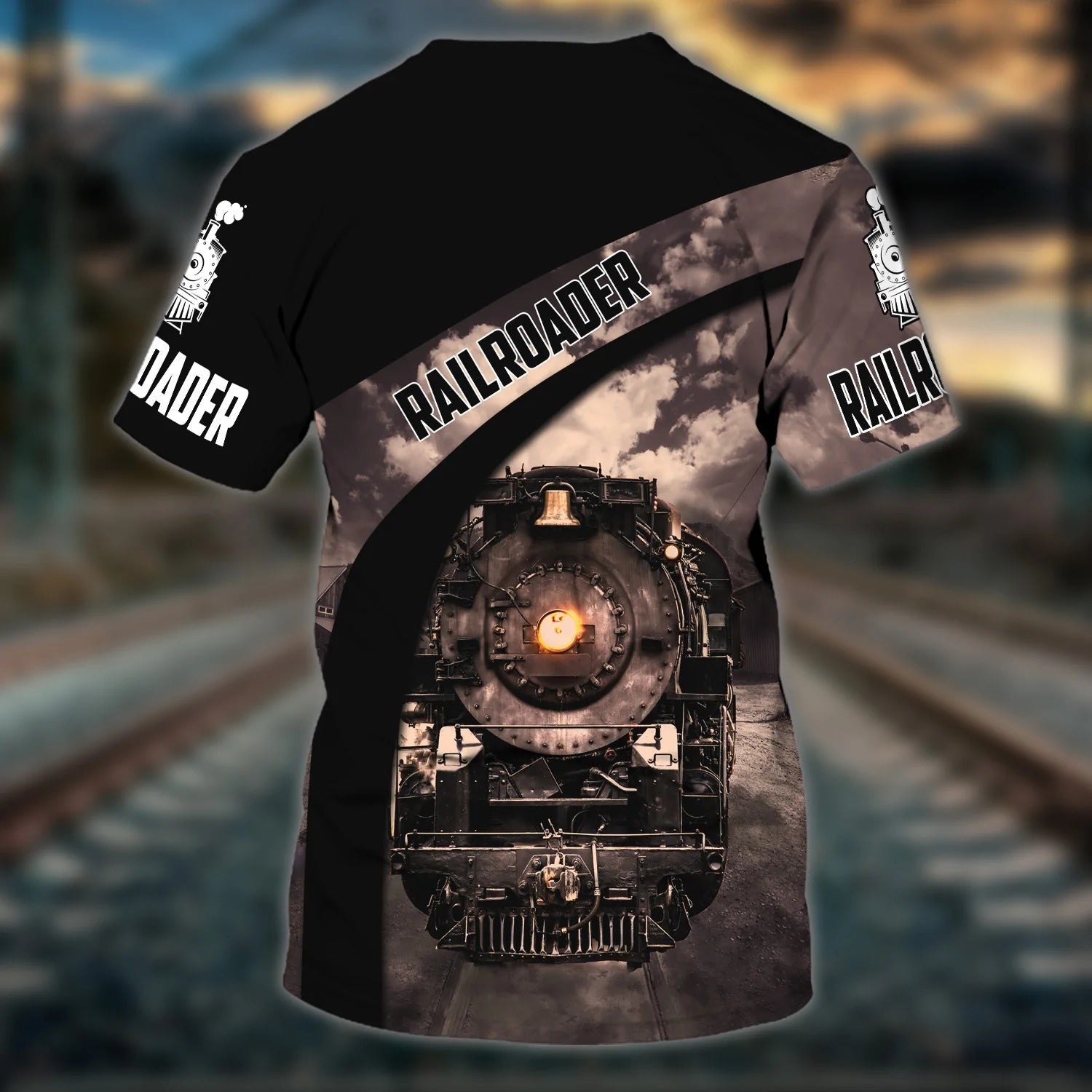 Railroader Shirt 3D All Over Print, Custom Railroad Tshirt, Railroader Man Gift, Railroader Dad Gift