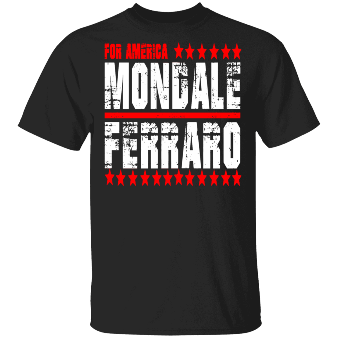 Vote Mondale Ferraro Shirt 1984 Campaign For America Vintage T-Shirt RIP Walter Mondale