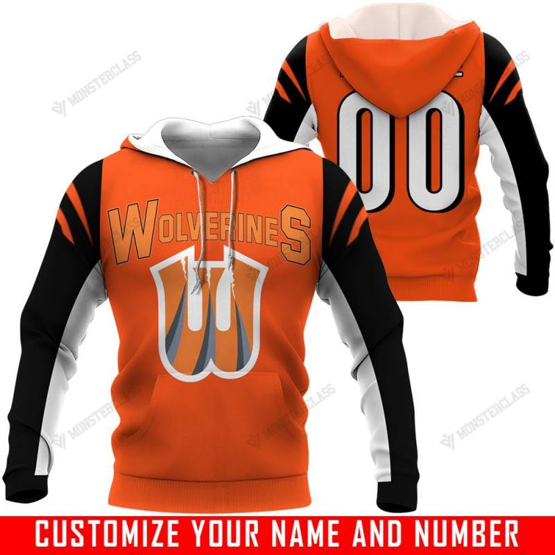 Cincinnati Wolverines – CUSTOMIZE NAME AND NUMBER – HOT SALE 3D PRINTED