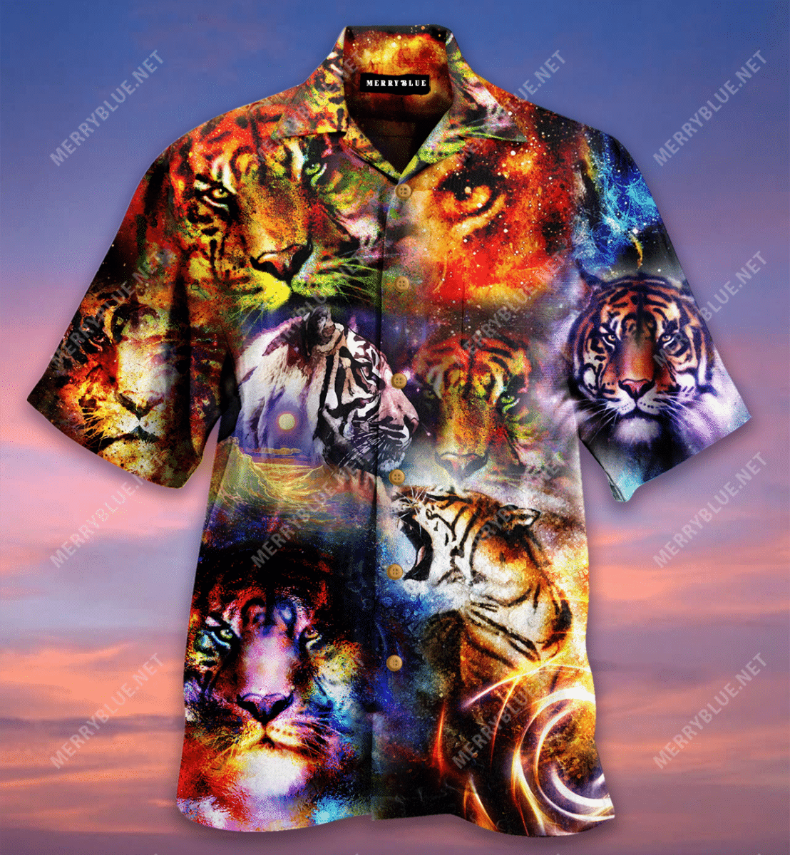 The Power Of Tigers In The Universe Hawaiian Shirt