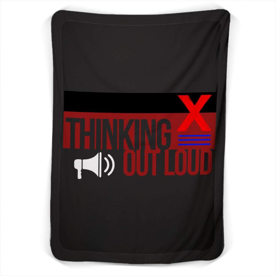 Thinking Cloud Ed Sheeran Fleece Blanket