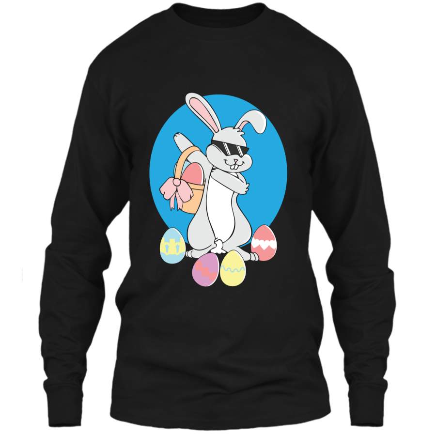 Dabbit T-Shirt Funny Dabbing Hip Hop Easter Bunny Shirt1 LS Ultra Cotton Tshirt