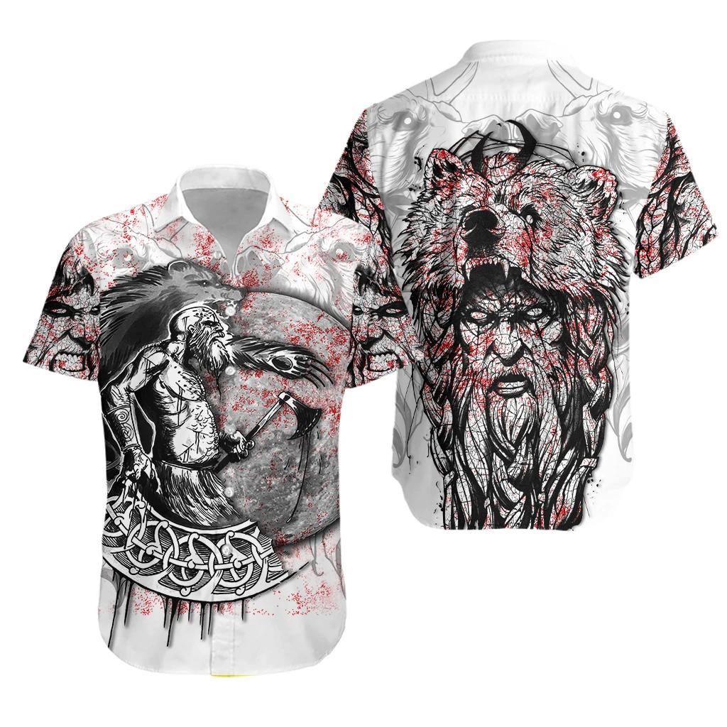 Viking Hawaiian Shirt Pre11499