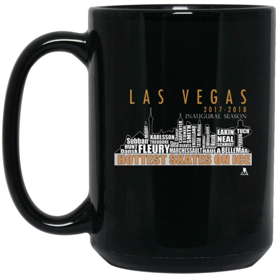 Las Vegas Hockey Team Roster – Golden Knights Team Black Big Mug