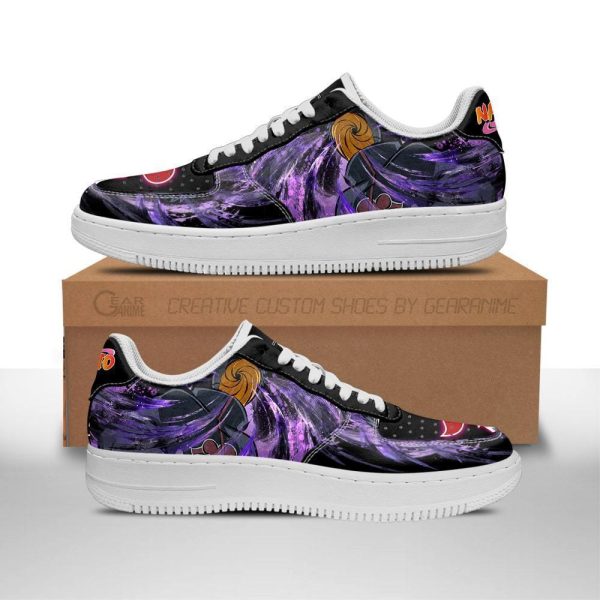 Akatsuki Tobi Naruto Anime Shoes Air Force 1 Sneakers Custom For Men Women Ht