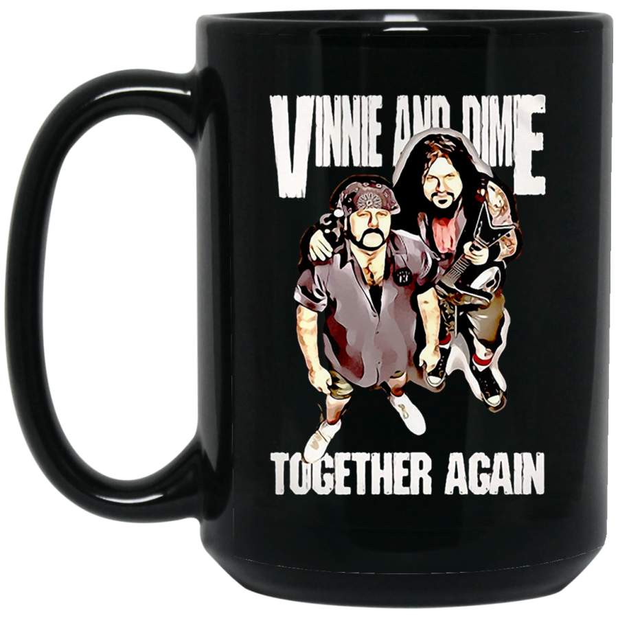 Jerry Jackson Pantera Vinnie Paul Dimebag Darrell RIP Together Again Black Big Mug