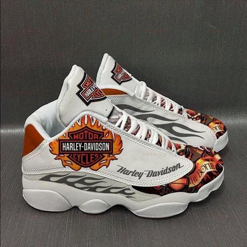 Harley Davidson Customized Tennis Shoes 13 Sneakers Mens Womens ...