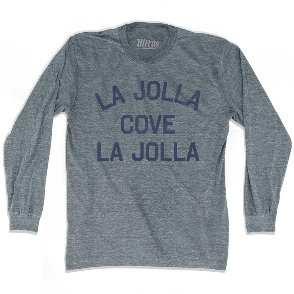 California La Jolla Cove, La jolla Adult Tri-Blend Long Sleeve Vintage T-shirt