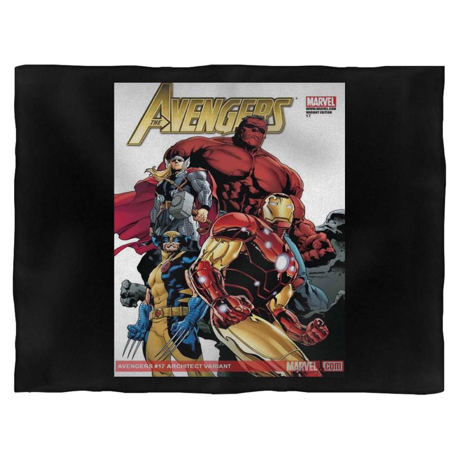 Avengers Iron Man Wolverine Thor Red Hulk Blanket