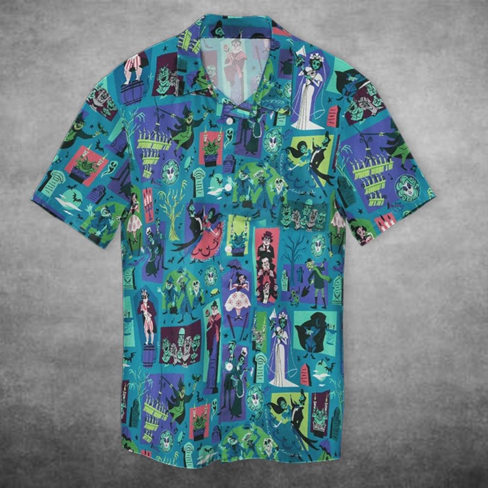 Halloween Haunted Mansion Hawaii Shirt For Men Women Adult Ha51097