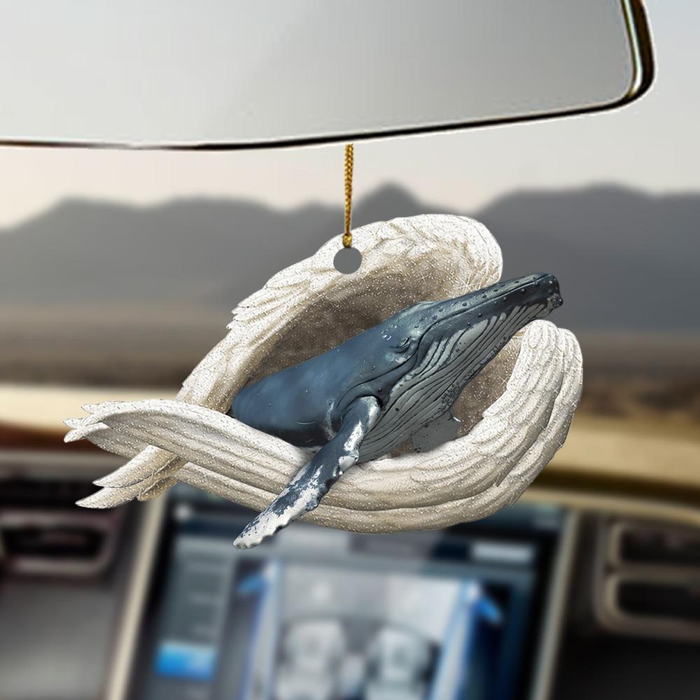 Fun Car Decor Whale Sleeping Angel Ornament