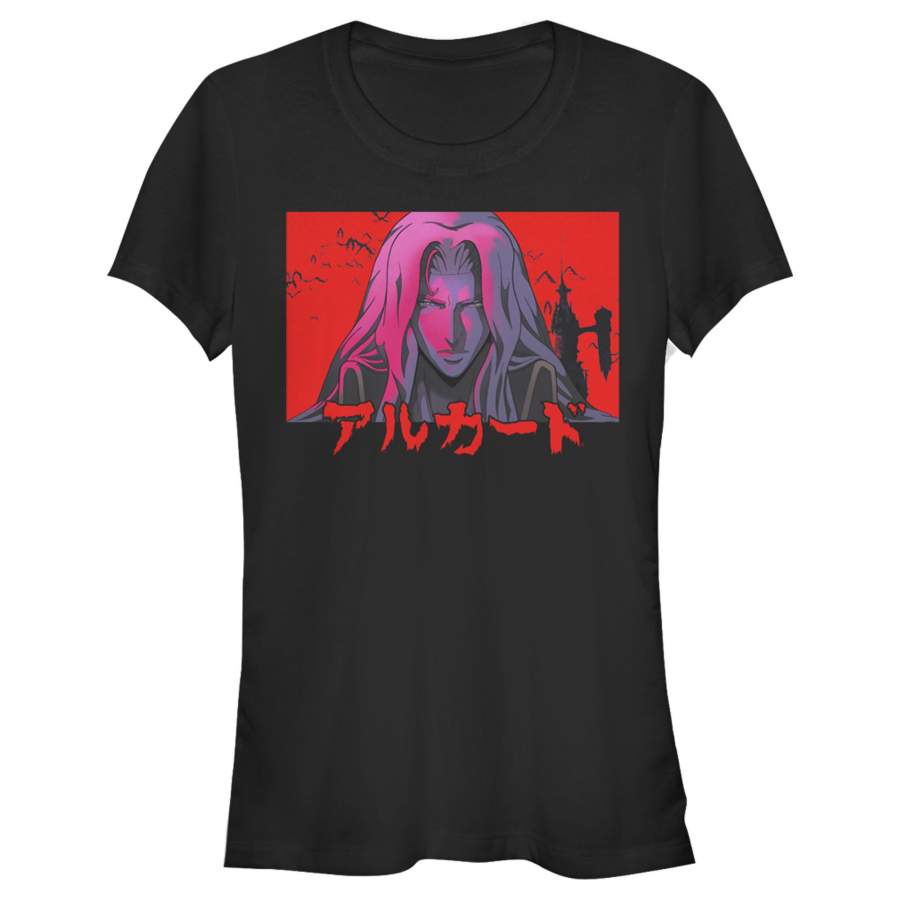 Castlevania Junior’s Alucard Kanji Sunset  T Shirt