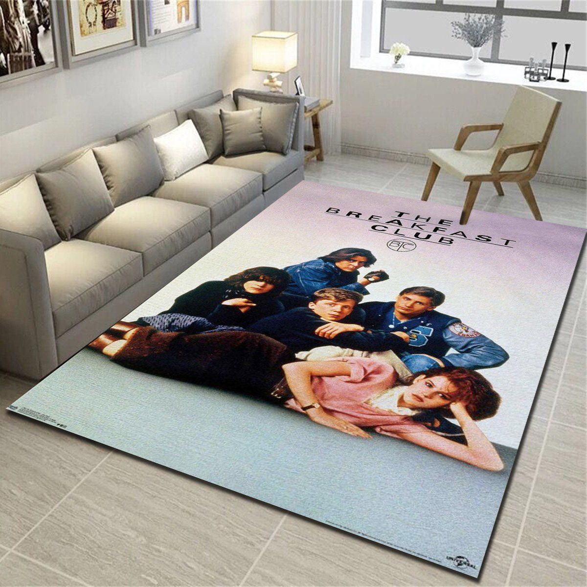 The Breakfast Club One Sheet Rugs, Living Room Carpet