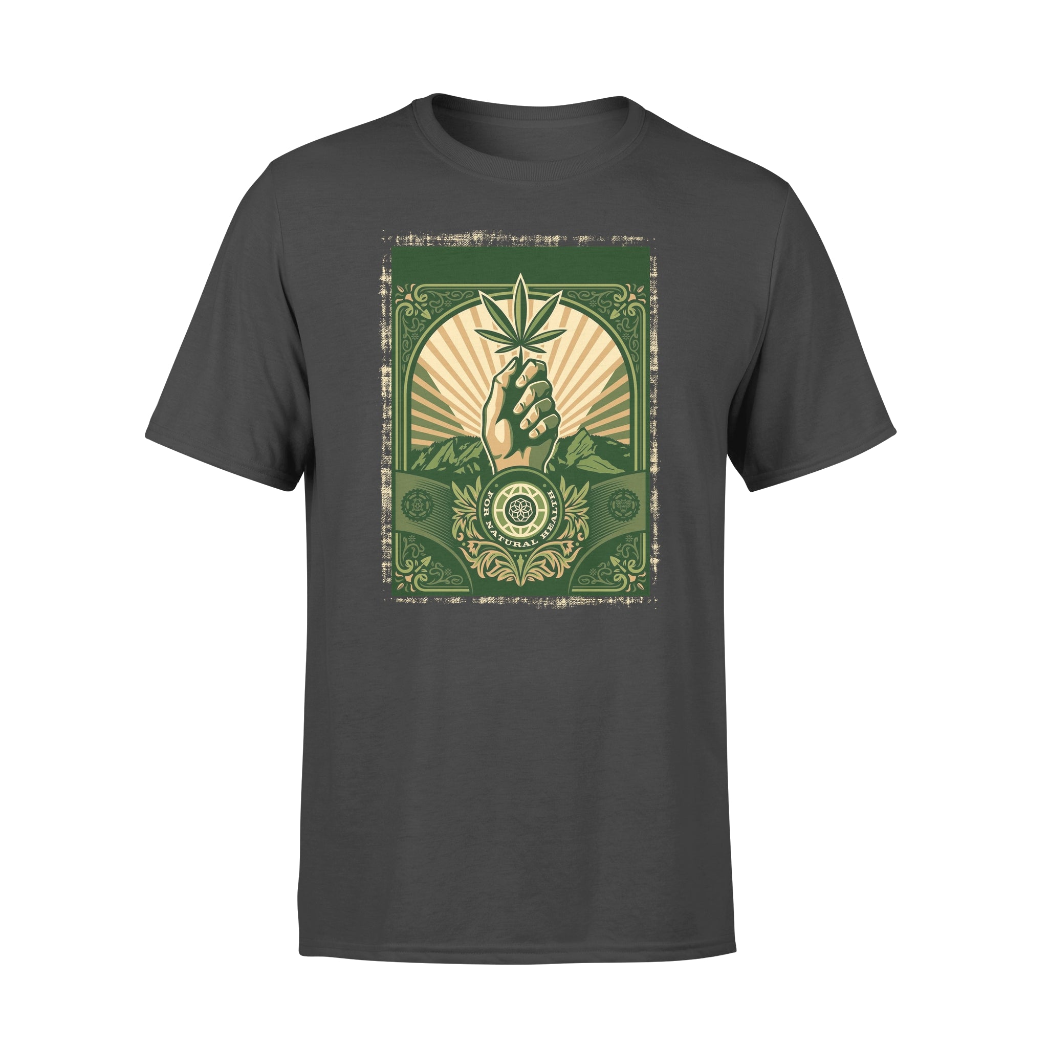 Weed Trust The Earth For Natural Health – Premium T-shirt