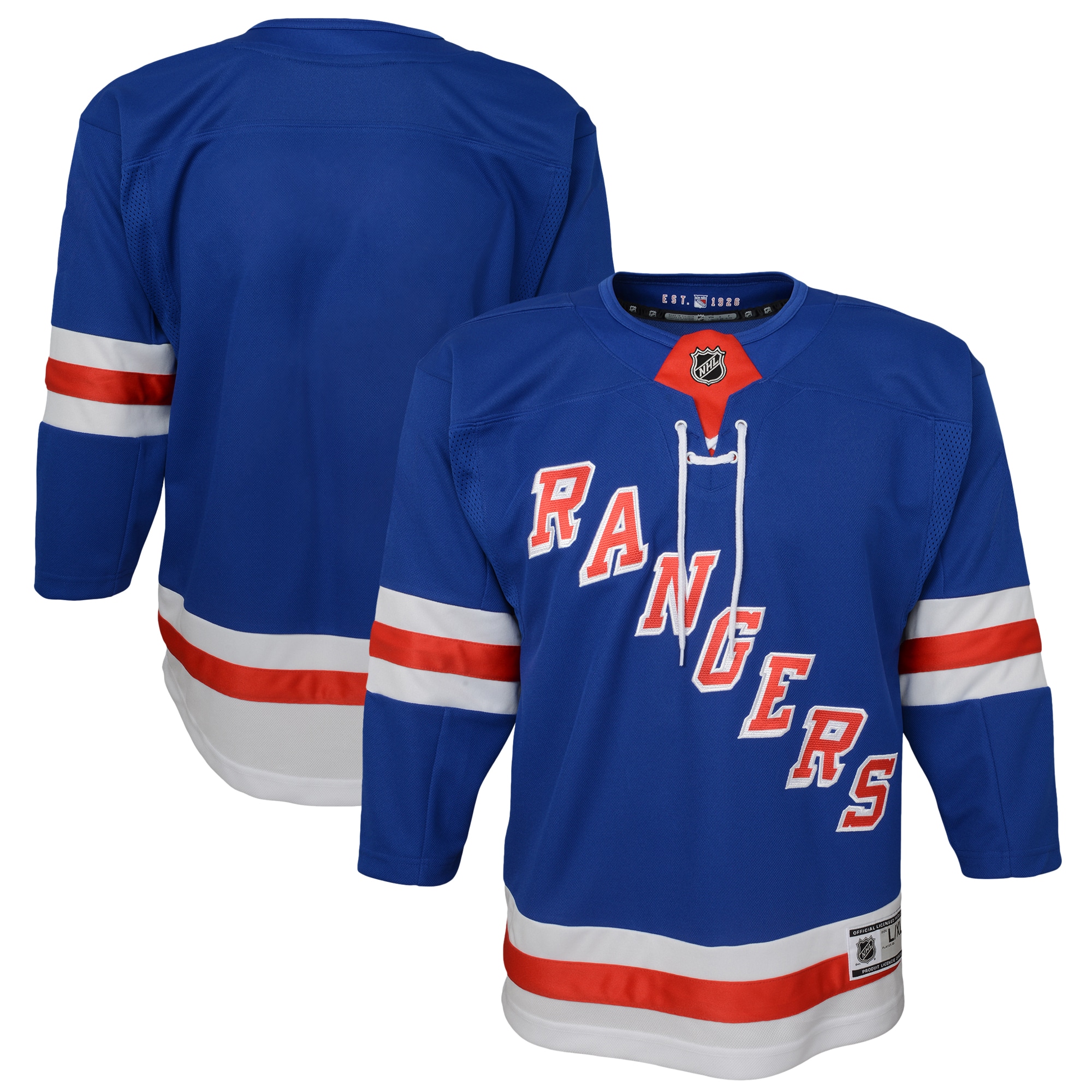 Youth New York Rangers Blue Home Premier Jersey