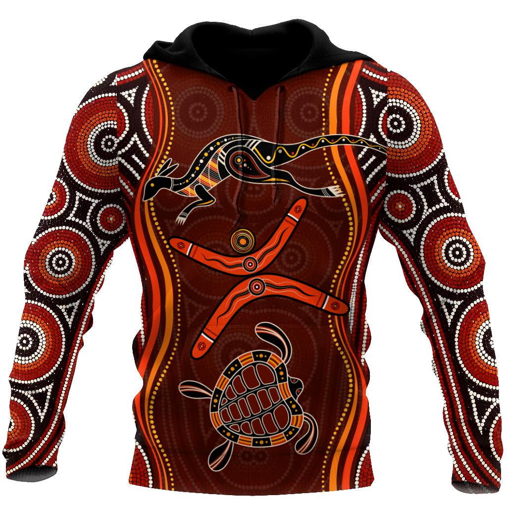 Aboriginal Naidoc Week Heal the Kangaroo and Turtle 3D print shirts