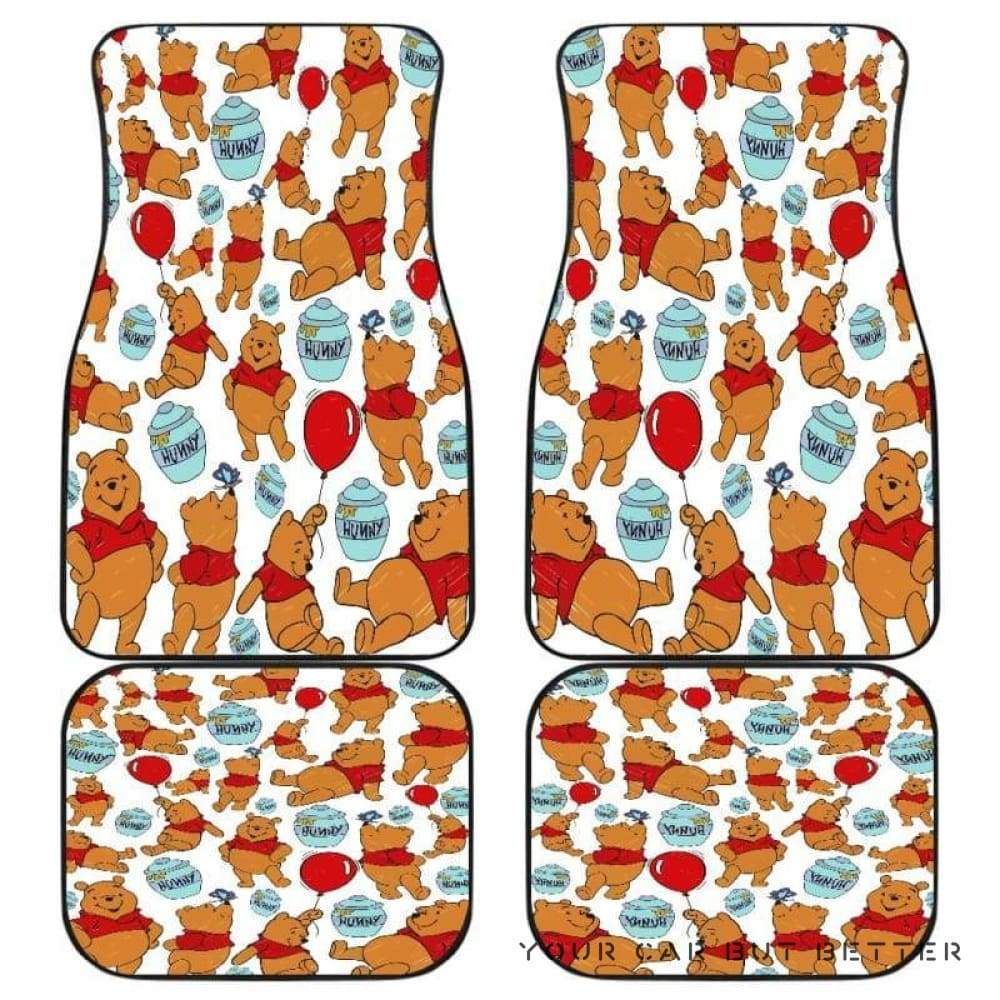 Winnie The Pooh Car Floor Mats 081812 Personalized Car Seat Floor Mat Custom Print V10852