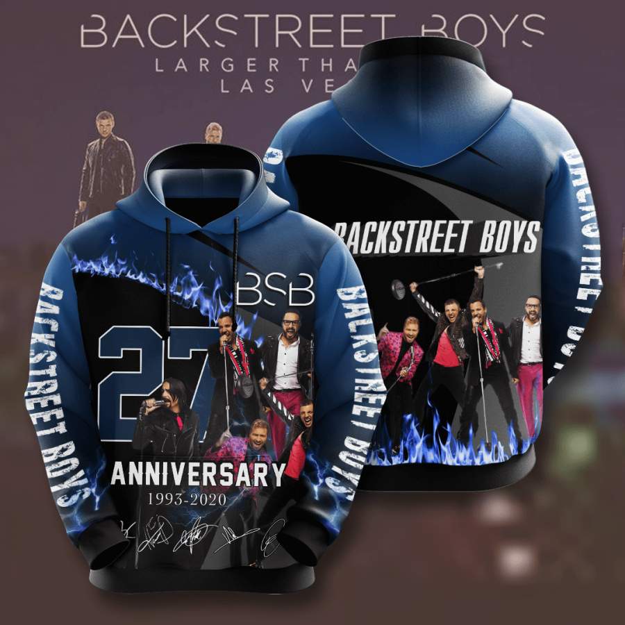 27 Backstreet Boys Anniversary 1993 – 2020 Hoodie Unisex 3D All Over Print