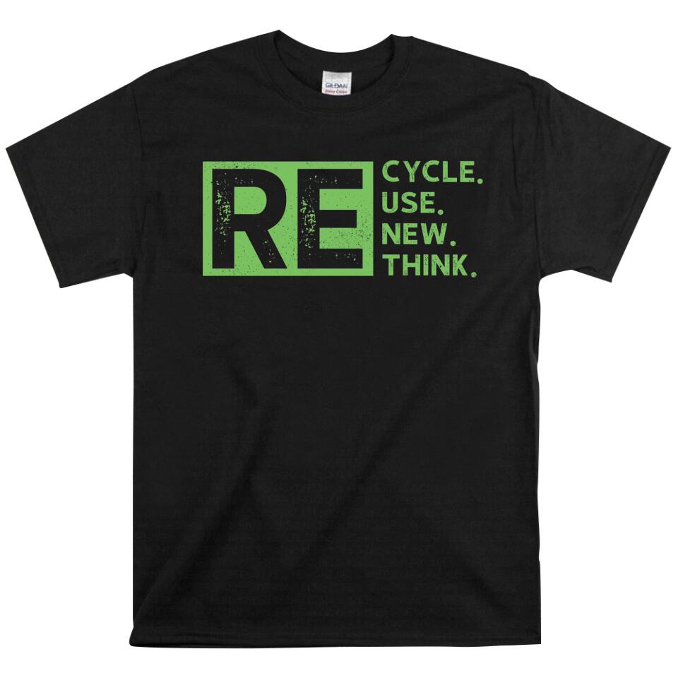 Recycle Reuse Renew Rethink Crisis Environmental Activism Shirt