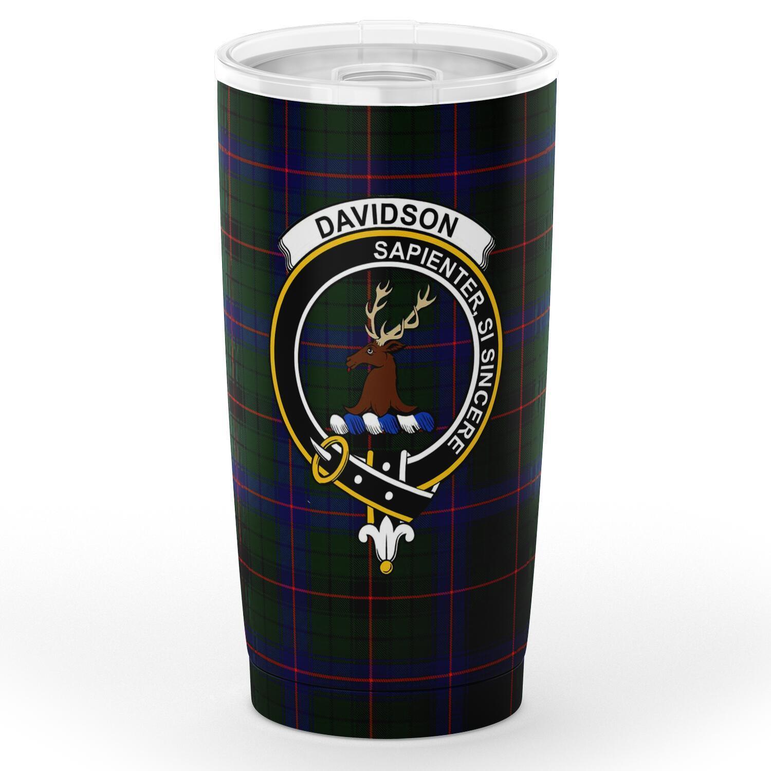 Fashion24Hs - Insulated Tumbler Cup - Davidson Tartan Stainless Steel Insulated Tumbler