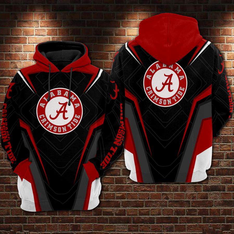 Alabama Crimson Tide Hoodie 3D Style3918 All Over Printed – Fit Fit Apparel