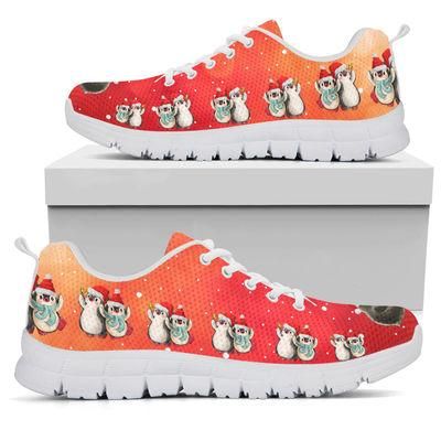 Penguins Christmas Sneakers Shoes For Women, Shoes For Men Sneaker Custom Shoes