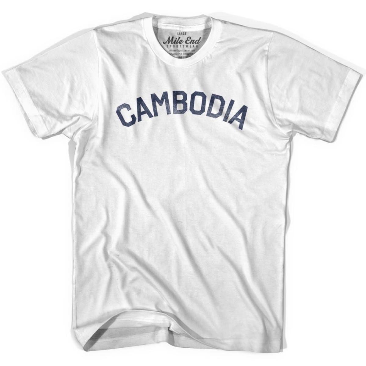 Cambodia Vintage T-shirt-Adult