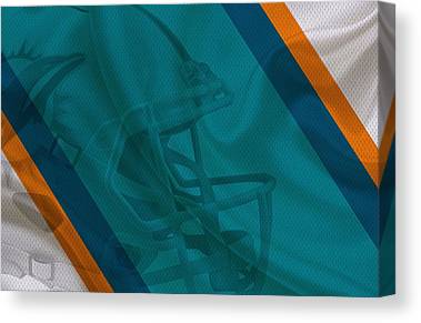 48 Miami Dolphins Joe Hamilton Canvas Print