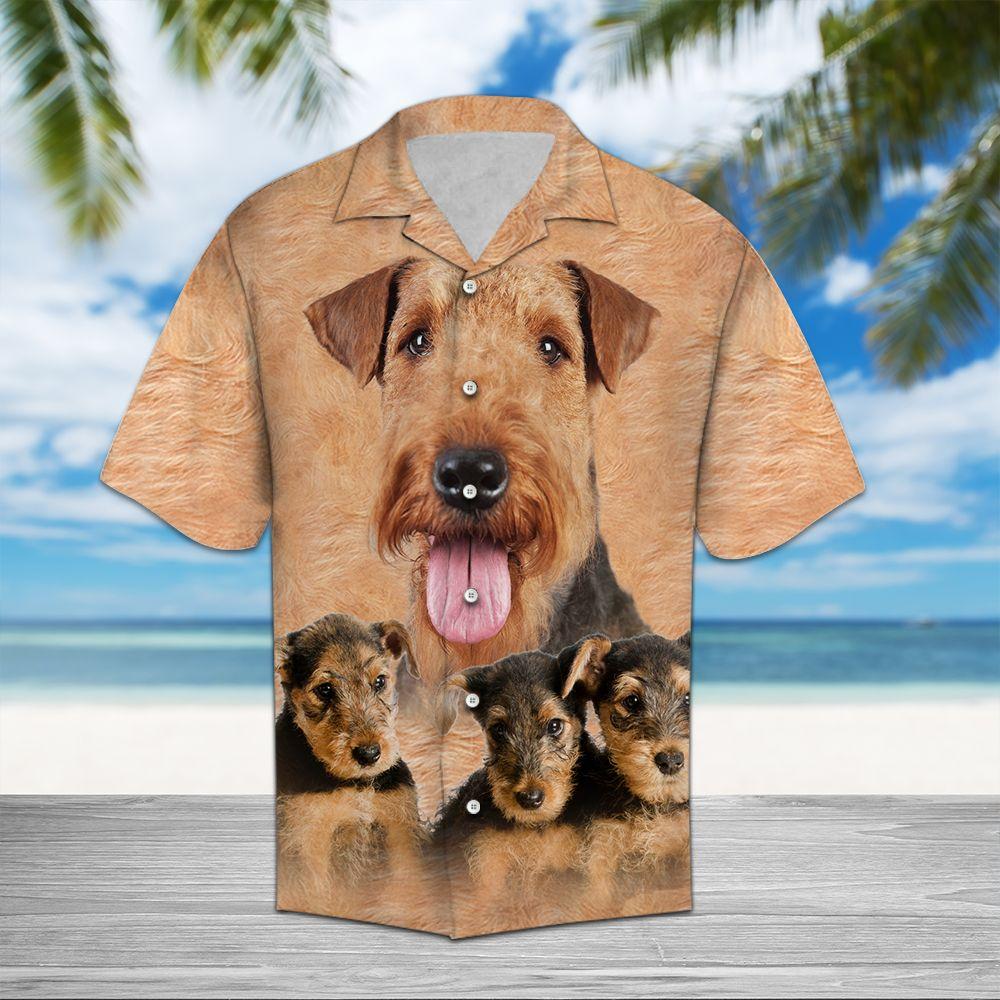 Airedale Terrier Great Hawaii Shirt For Hawaii Aloha Ha88308