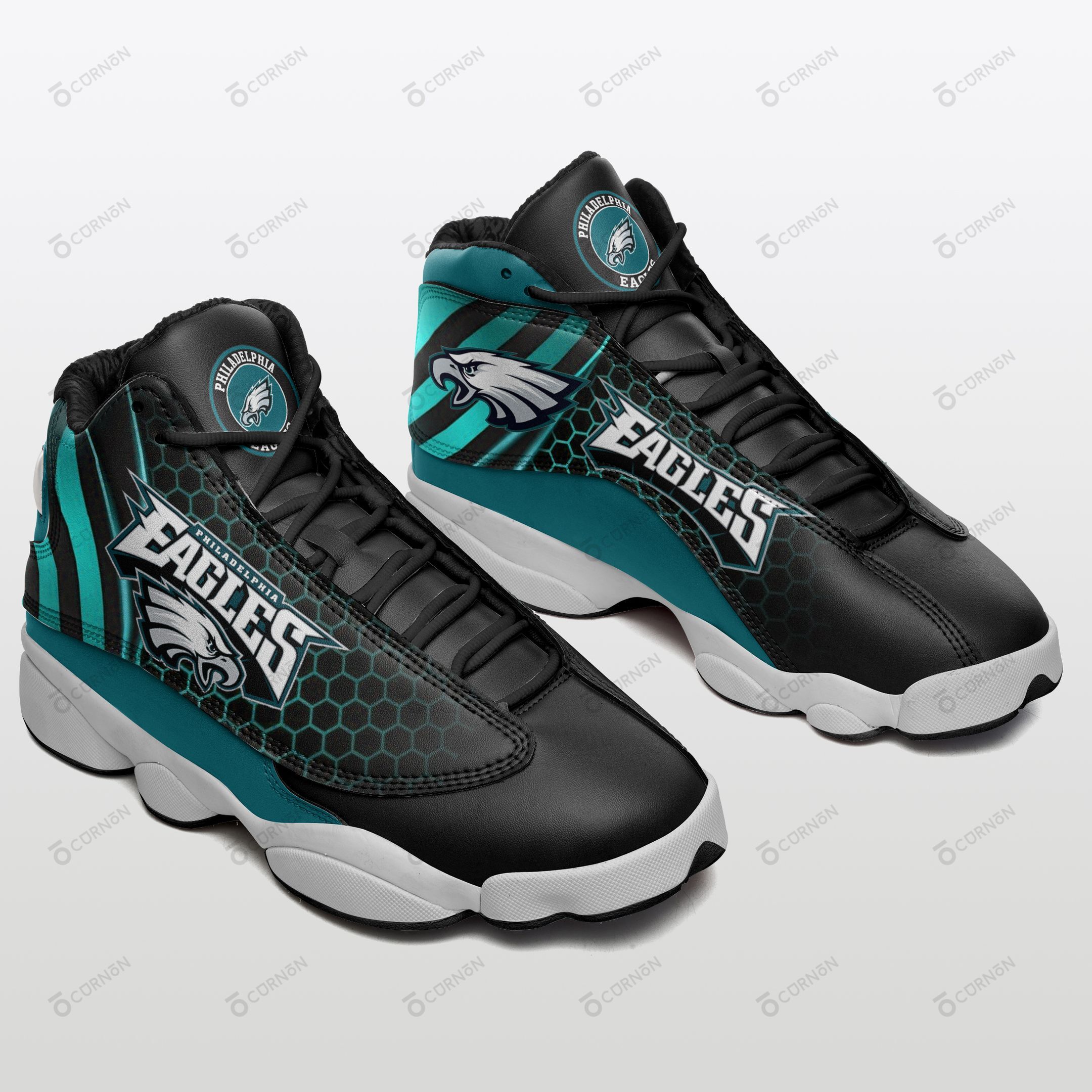 Philadelphia Eagles Air JD13 Sneakers 728