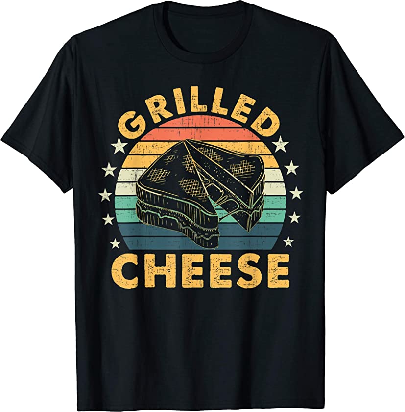 Vintage Grilled Cheese Lover Costume Food Lover Gift Girl T-Shirt