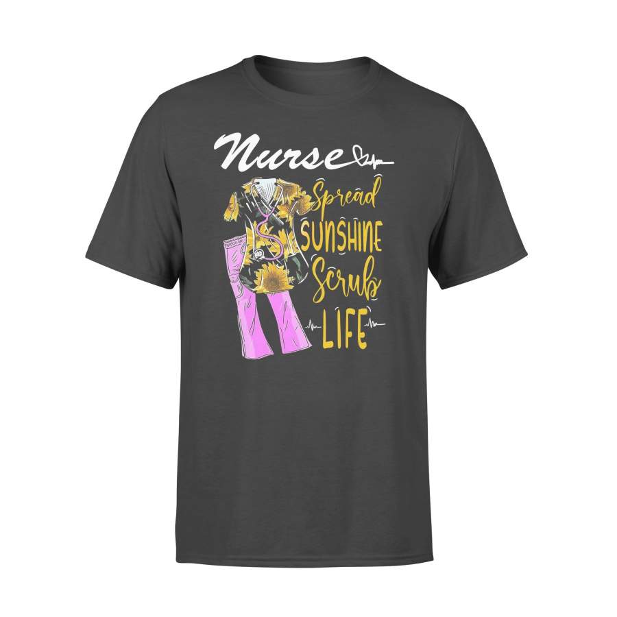 Nurse Spreach Sunshine Scrub Life T-shirt